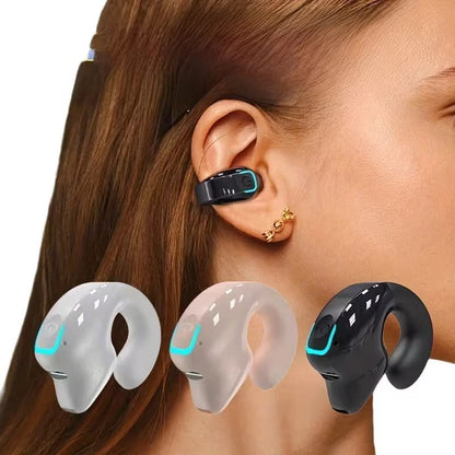 écouteurs sans fil bluetooth a conduction osseuse de haute qualite TWS, avec micro, pour le sport et réduction de bruits